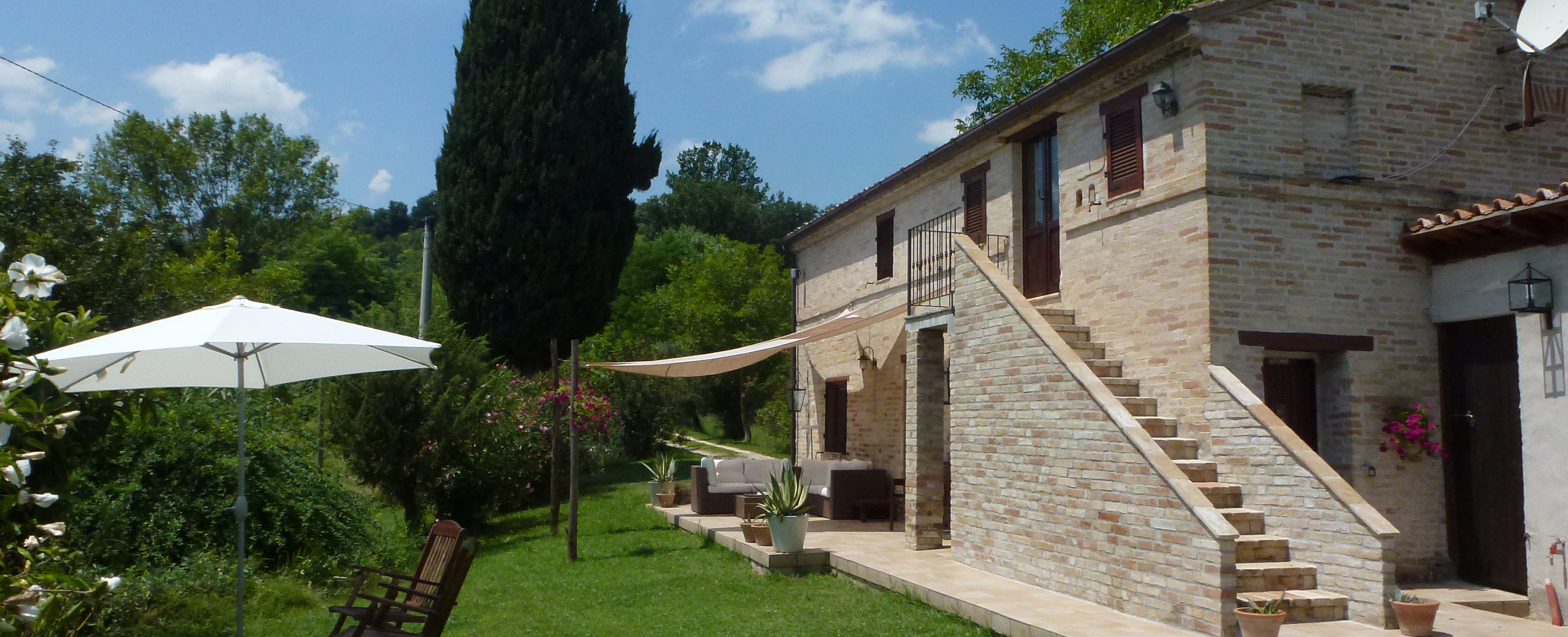 Vakantiewoning Casa Cipresse in Le Marche - Italië