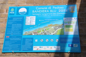 Bandiera blu – blauwe vlag als aanduiding van een schoon strand | Vakantiewoning Casa Cipresse