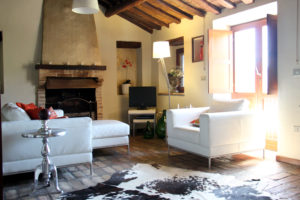 Zithoek woonkamer | Vakantiewoning Casa Cipresse